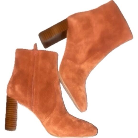 JEFFREY CAMPBELL PRIANA Bootie In Rust Suede NWT - Picture 5 of 11